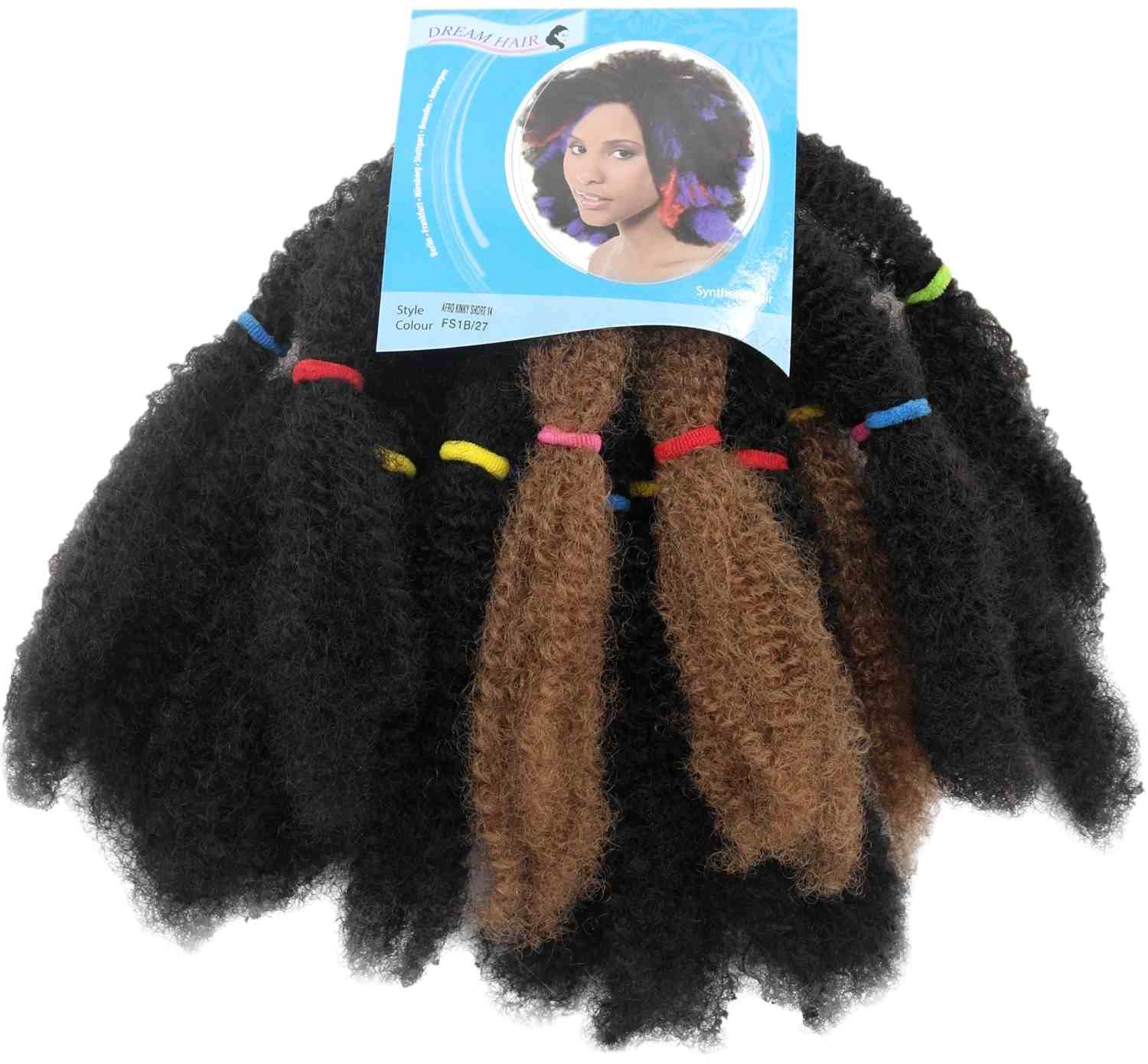 Dream Hair Afro Syntetisk Hår - FS1B/27