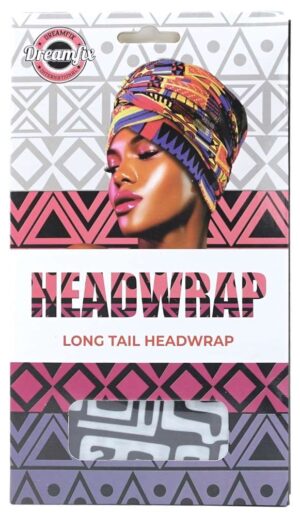 Dreamfix Long Tail Headwrap - Sort/Hvid