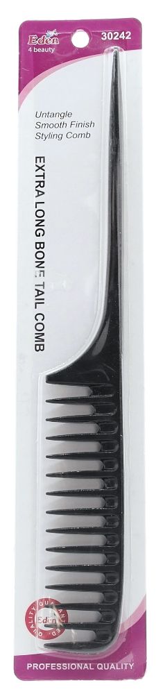 Eden Extra Long Bone Tail Comb