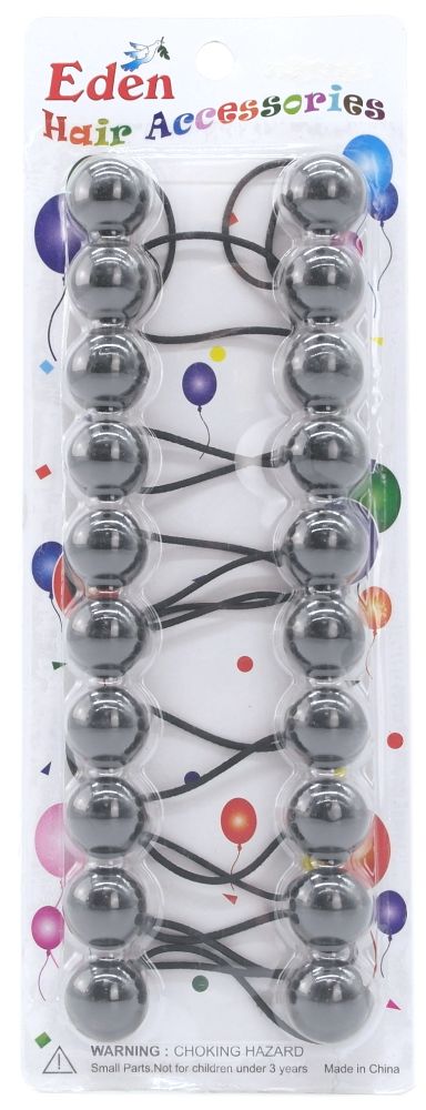 Eden Hår Tillbehör Sort 10 stk