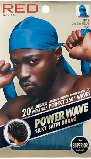 Red By Kiss Power Wave Silky Satin Durag - Blå