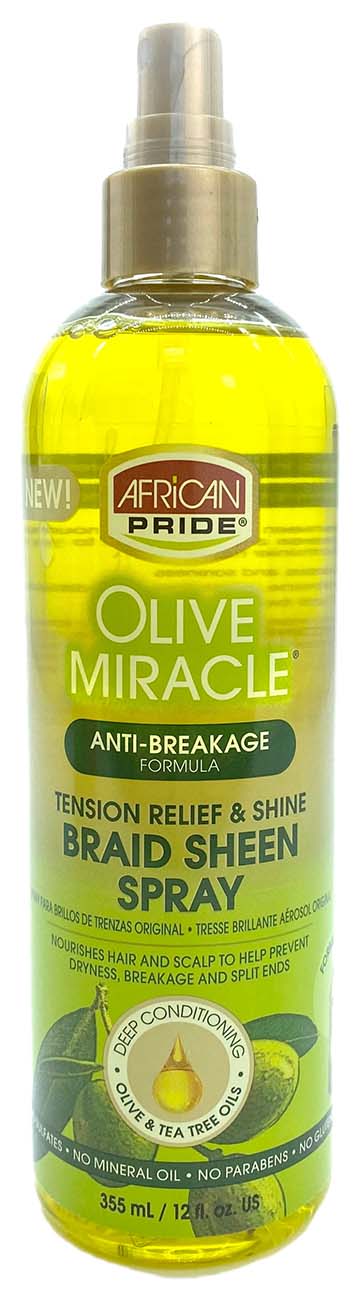 African Pride Braid Sheen Spray 355 ml