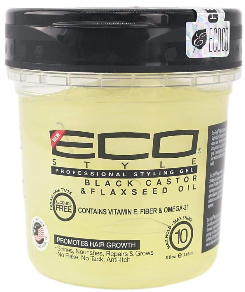 Eco Black Castor & Flaxseed Oil Gel 236 ml