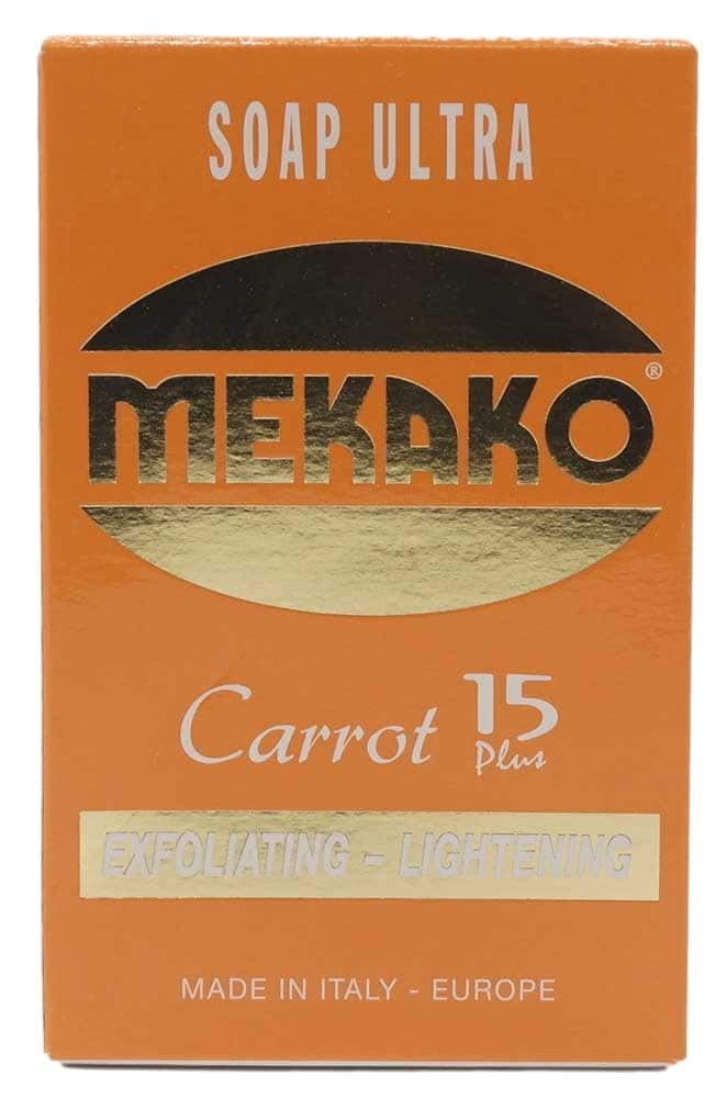 Mekako Carrot 15Plus Exfoliating Lightening Soap 200 g
