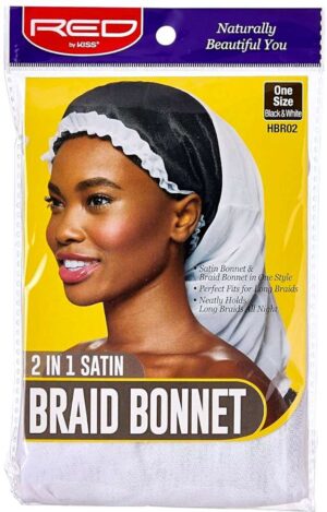 Red By Kiss 2 i 1 flätmössa Hvid