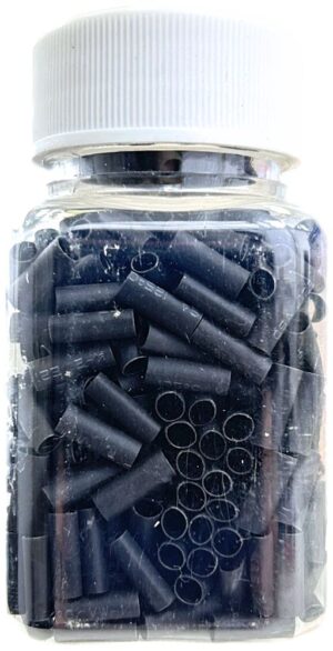 Krympbara mikrolänkar Sort 500 st