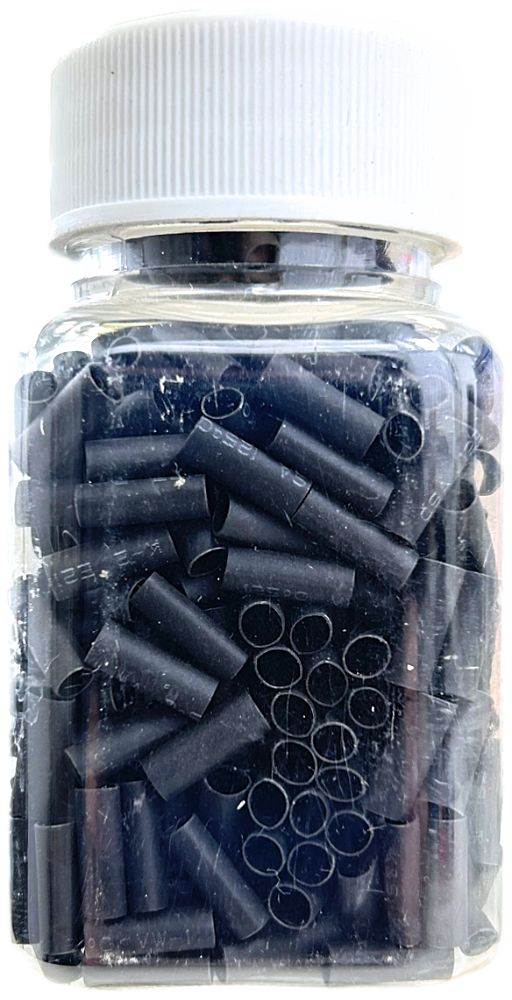 Krympbara mikrolänkar Sort 500 st